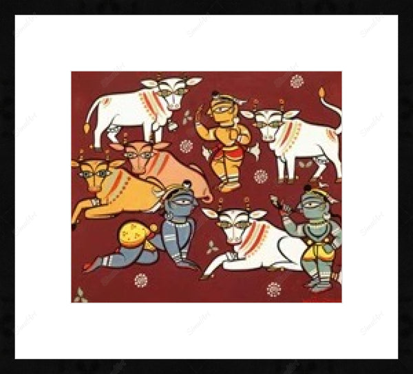 Jamini Roy Drawing