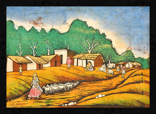 Village Wall Painting