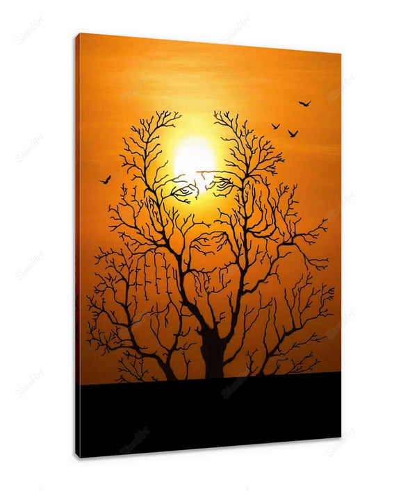 modern art sai baba painting