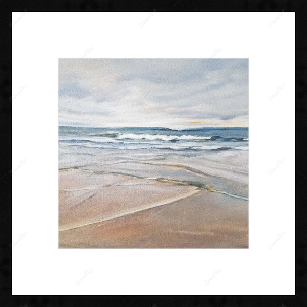 Framed print with mat & glazing