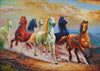 7 Horses Painting In Bedroom
