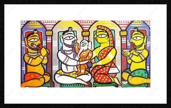 Jamini Roy Ganesha Painting