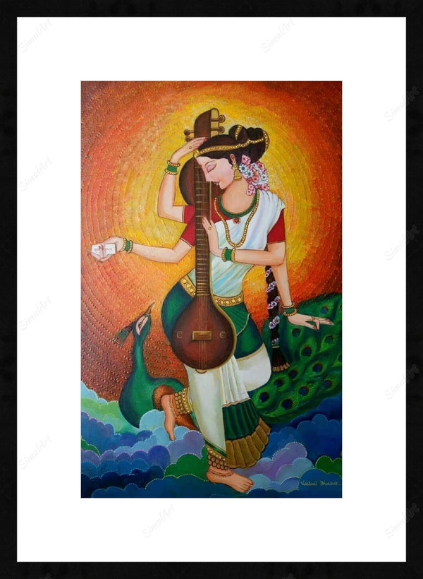 Saraswati Painting