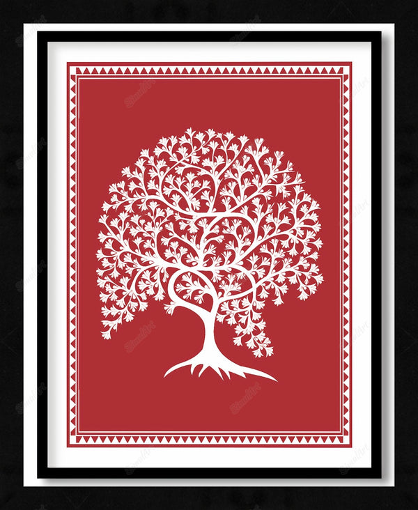 Modern Abstract Warli Art