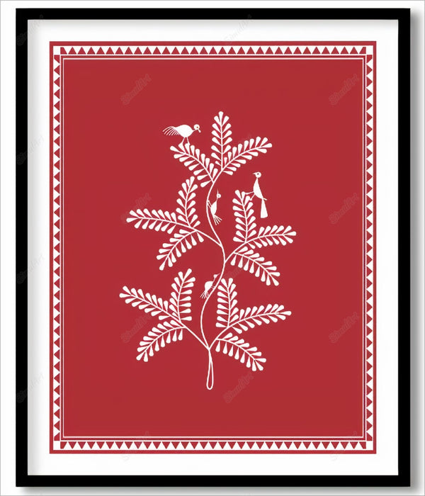 Modern Abstract Warli Art