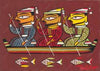 Jamini Roy Three Boatmen