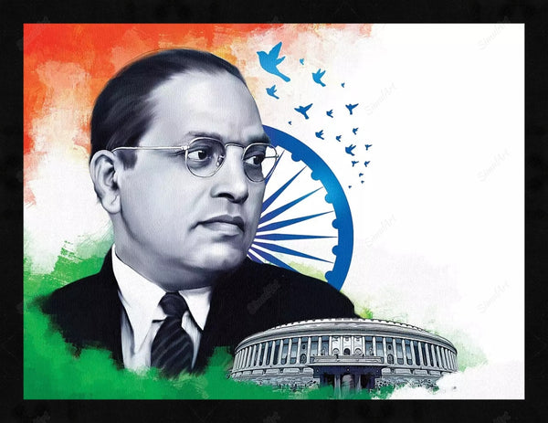Dr Babasaheb Ambedkar Painting