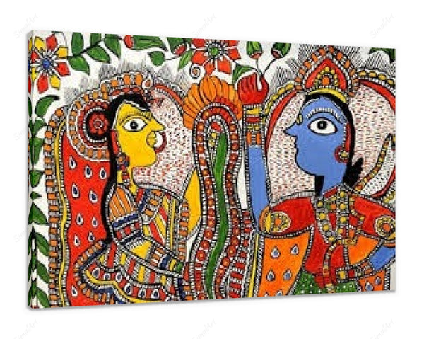 Madhubani Painting Adorns Madhubani Station By Jamini Roy