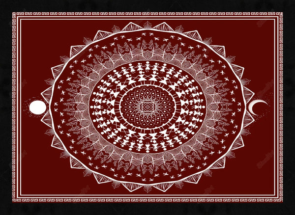 Modern Abstract Warli Art