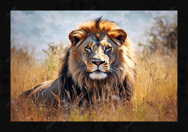 Lion Painting