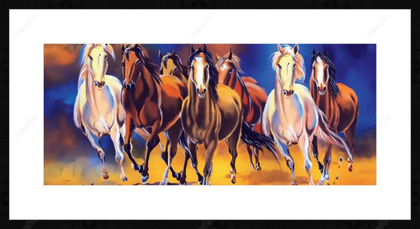 Seven Horses Painting