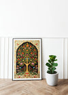 Multicolor Tree modern art Boho painting