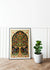 Multicolor Tree modern art Boho painting