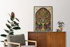 Multicolor Tree modern art Boho painting