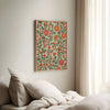 Floral Print Indian Folk Art Traditional Indian Floral Printable Wall Art