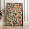 Floral Print Indian Folk Art Traditional Indian Floral Printable Wall Art