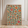 Floral Print Indian Folk Art Traditional Indian Floral Printable Wall Art