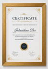 Certificate Frame – A4 & A3 | Premium Wooden Frames | Online Framing