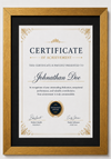 Certificate Frame – A4 & A3 | Premium Wooden Frames | Online Framing