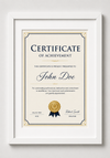 Certificate Frame – A4 & A3 | Premium Wooden Frames | Online Framing