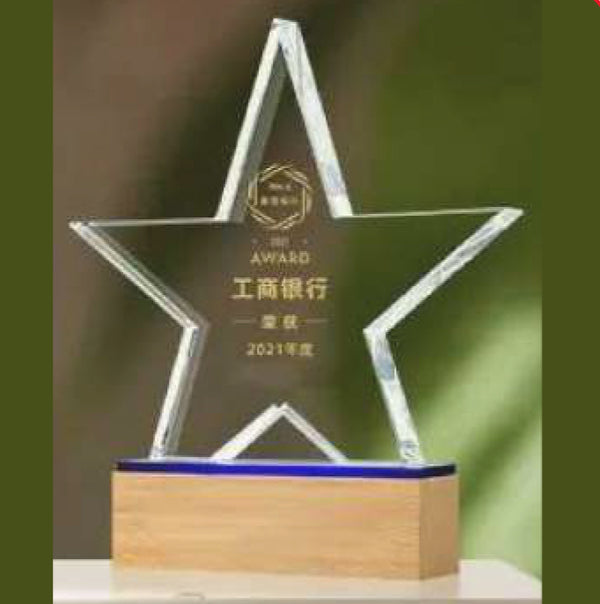 Wood with Acrylic standee