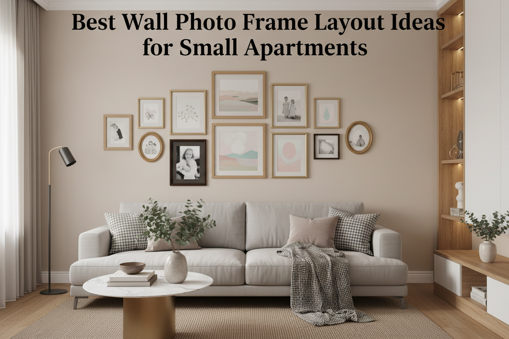Best Wall Photo Frame Layout Ideas for Small Apartments