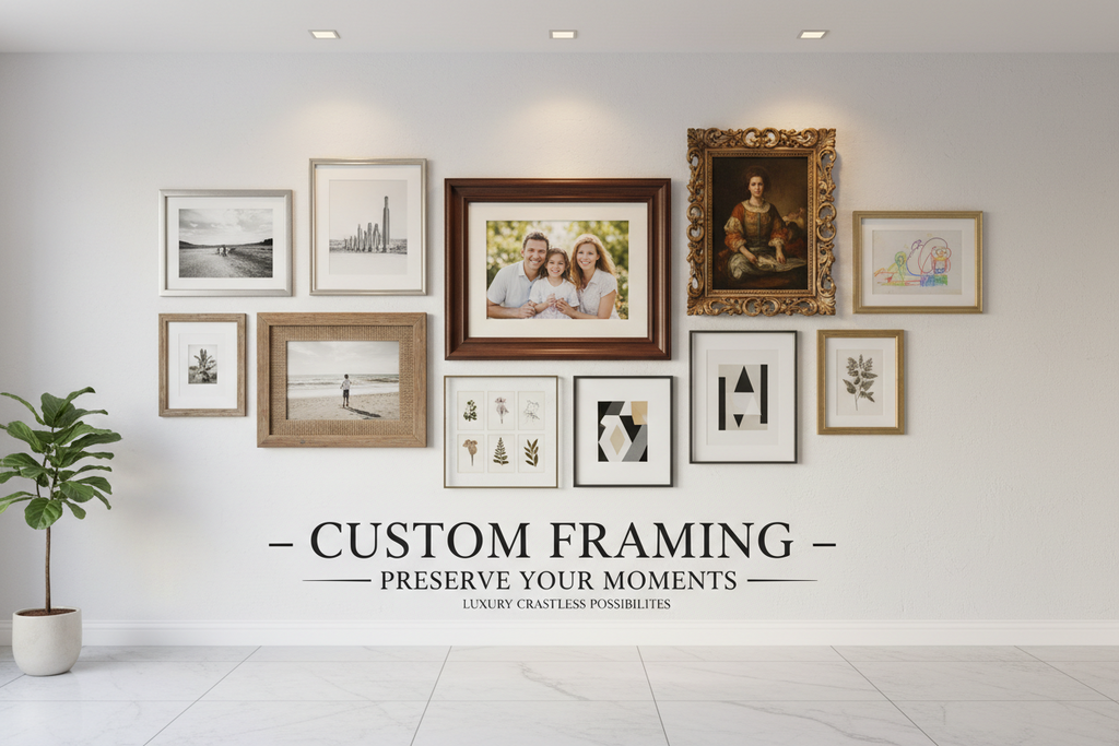 Custom Photo Framing: Transform Your Pictures Into Premium Wall Art