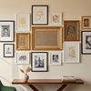 How to Mix Black, White & Golden Frames Like an Interior Designer