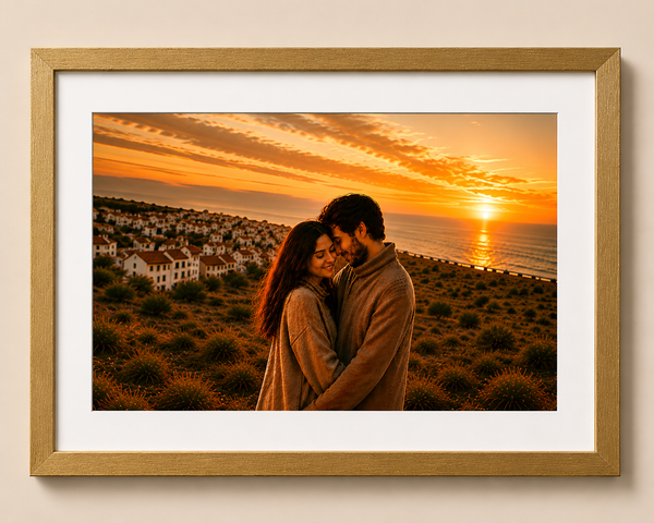 Wooden 1.25 Inch Photo Frame