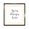 Square photo frame