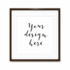 Square photo frame