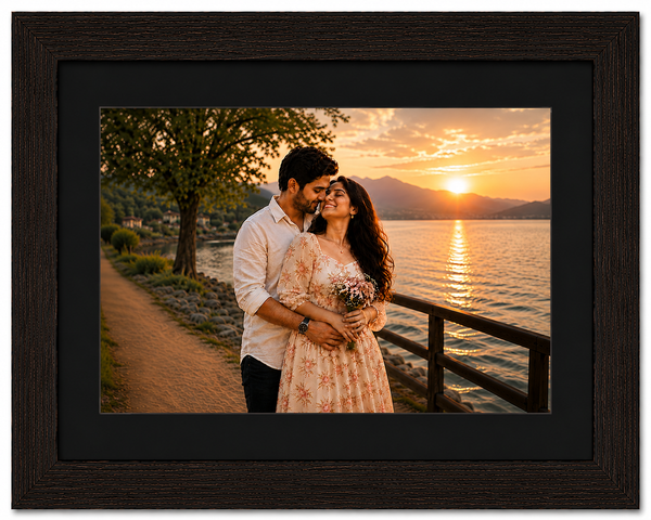 Slim Wooden 2 Inch Photo Frame