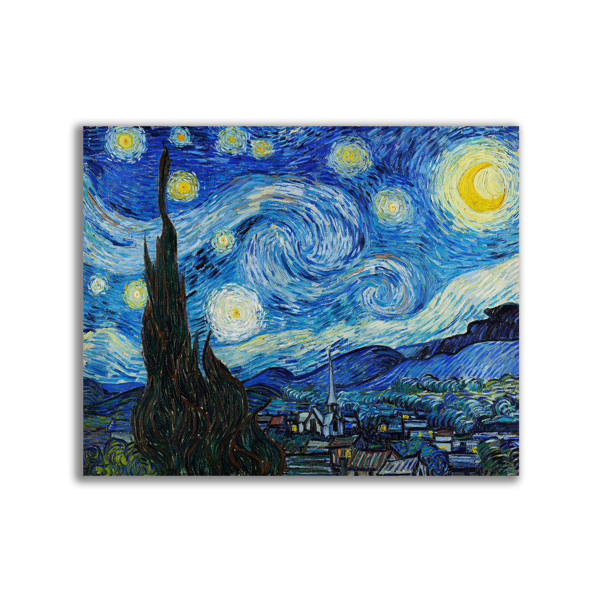 Canvas Gallery Wraps Digital Paintings (Van Gogh The Starry Night)