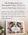 25th Anniversary Silver Jubilee Photo Frame