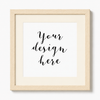 Square photo frame
