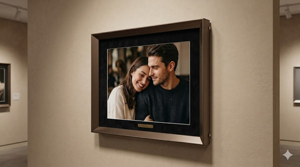 Antique Bronze Metal Photo Frame