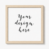 Square photo frame