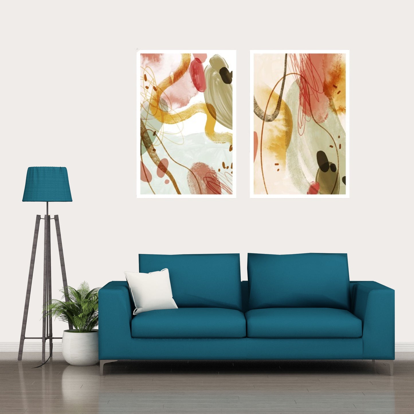 Abstract-golden-stone-art-hanging-pictures-waves-artistic Paintings