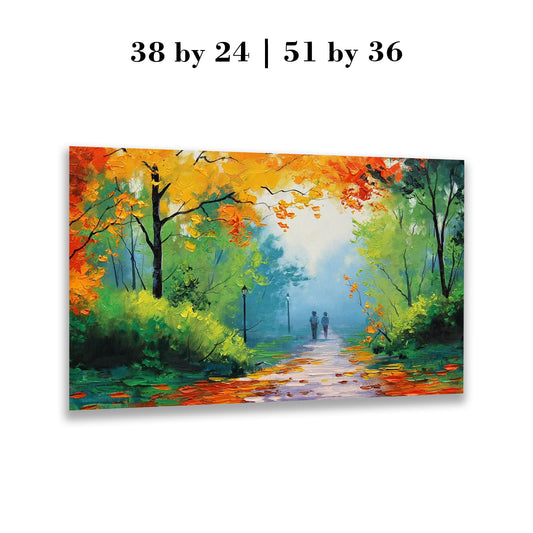 Colorful Sunrise Nature Fabric Canvas Paintings