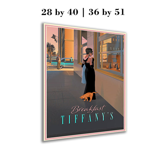 Breakfast at Tiffany's Movie Canvas Modern Design