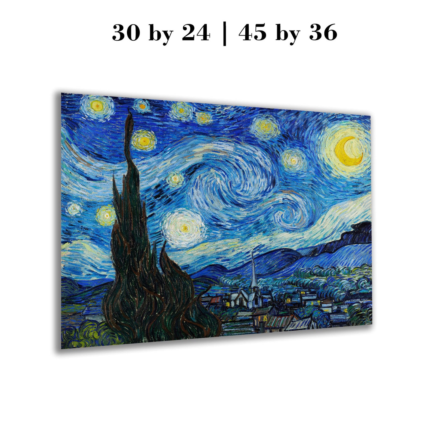 Canvas Gallery Wraps Digital Paintings (Van Gogh The Starry Night)