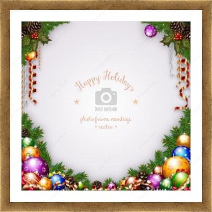 Merry christmas photo frames