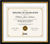 Executive Certificate Display Frame | Premium Wall-Mounted Degree & Diploma Frame with Crystal Clear Acrylic