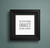 Square photo frame