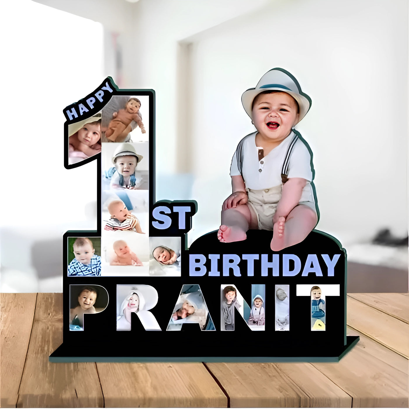 1st Birthday Photo frame With name