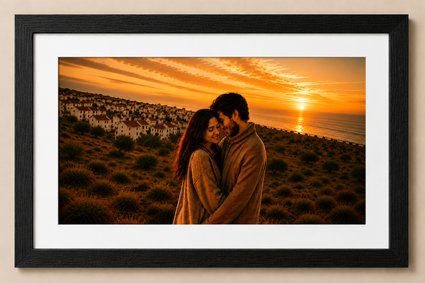 Wooden 1.25 Inch Photo Frame