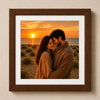Slim Wooden 0.5 Inch Photo Frame