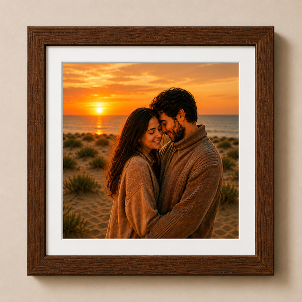 Slim Wooden 0.5 Inch Photo Frame