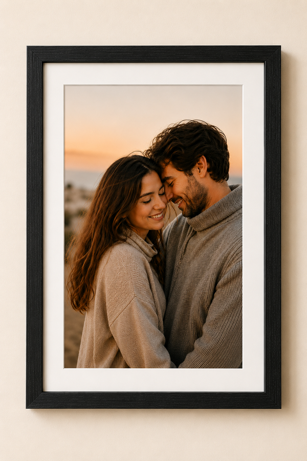 Slim Wooden 0.5 Inch Photo Frame