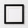 Square Black Photo Frame | Premium Picture Frame for Wall Hanging & Table Display